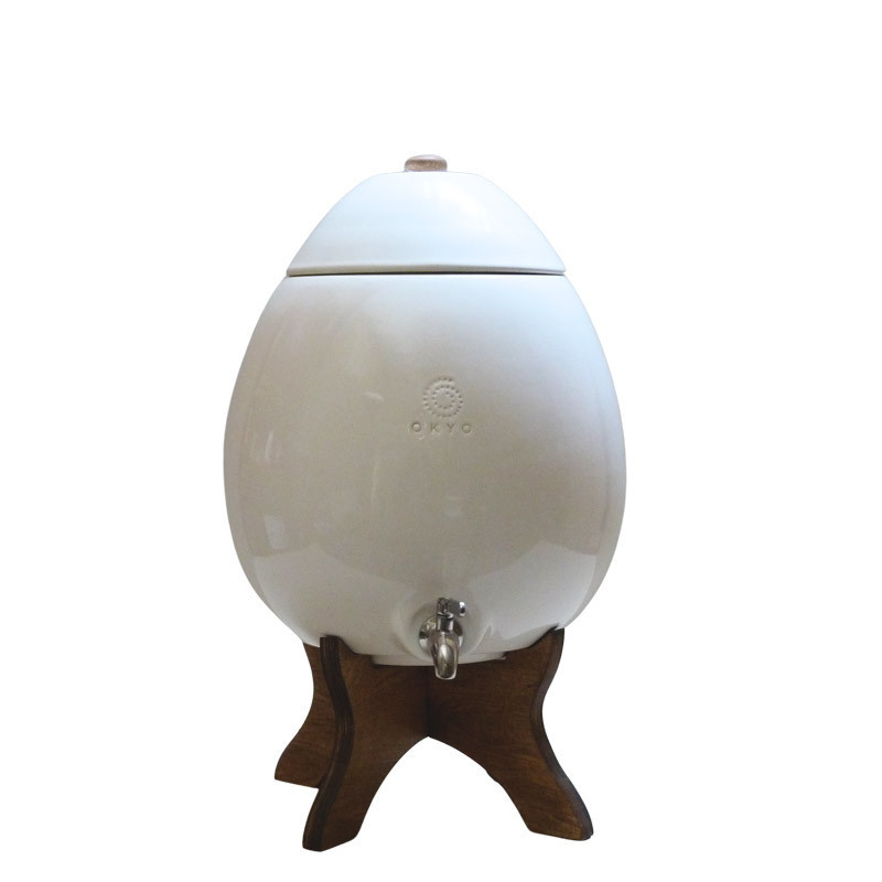 Option OKYO  : socle bois et bouton