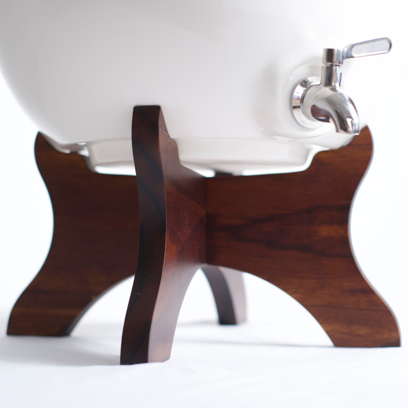 Option OKYO  : socle bois et bouton